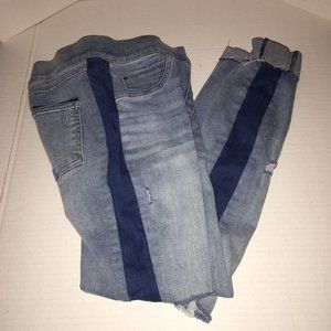 SPANX Blue and Light Blue Leggings